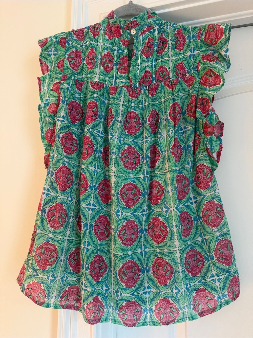 Banjanan Helena Ruffled Top Size Small - Picture 9 of 9